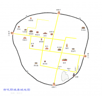 古代郓城县城地图